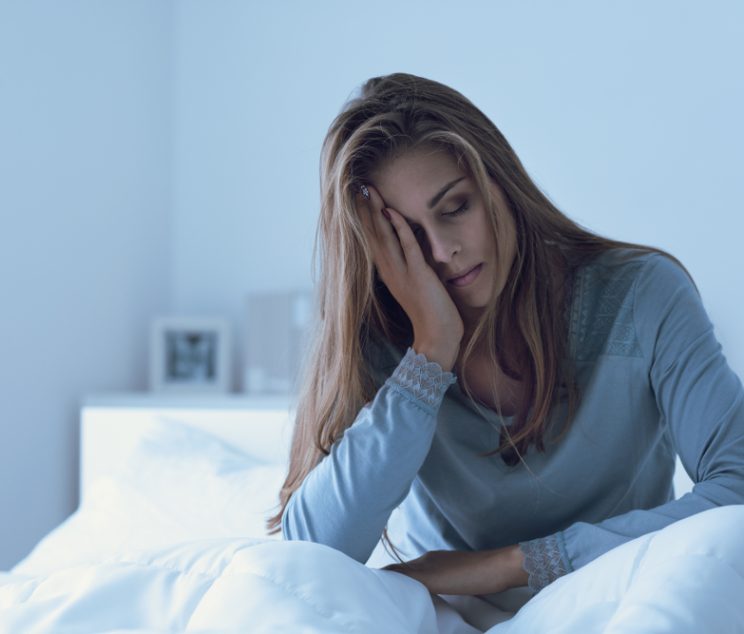 Depressed,Woman,Awake,In,The,Night,,She,Is,Touching,Her Depressed,Woman,Awake,In,The,Night,,She,Is,Touching,Her